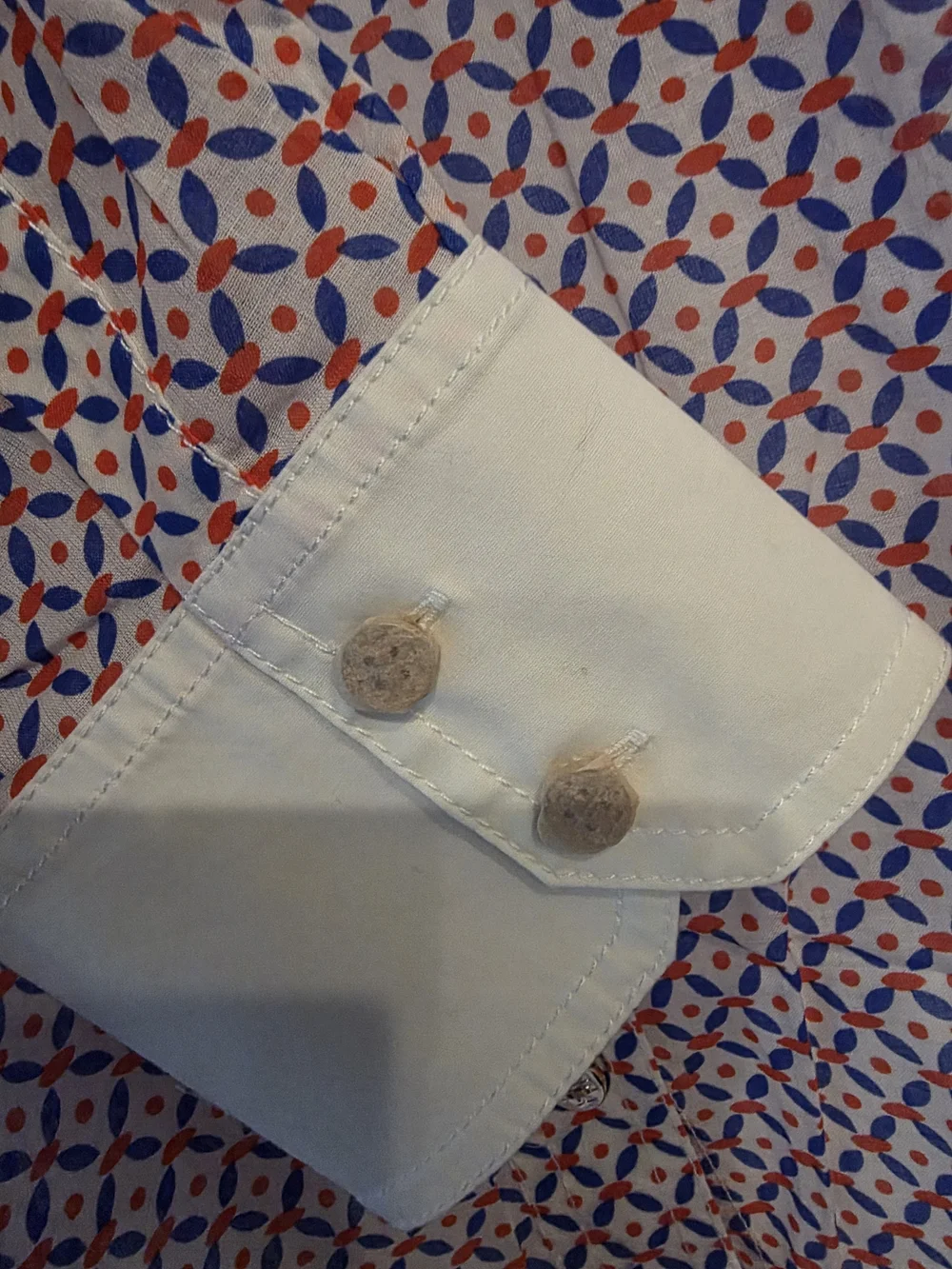 Tory Burch Brigitte Blouse With Geometric Print Size 10.